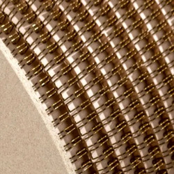 Wire-o para Encadernação 2x1 BOBINA Rose Gold 1.1/4’’ (31,75mm) para 270 Folhas – Com 2.100 Anéis 