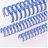 Wire-o para Encadernação 2x1 A4 Azul 3/4’’ (19mm) para 140 Folhas 