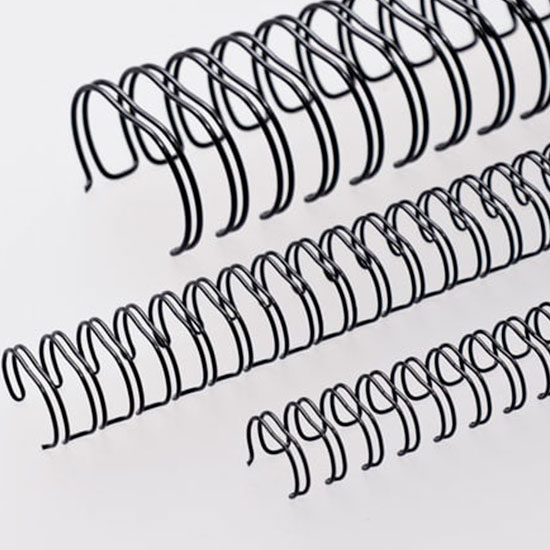 Wire-o para Encadernação 3x1 A4 Preto 5/16’’ (7,9mm) para 50 Folhas Wire-o para Encadernação 3x1 A4 Preto 5/16’’ (7,9mm) para 50 Folhas