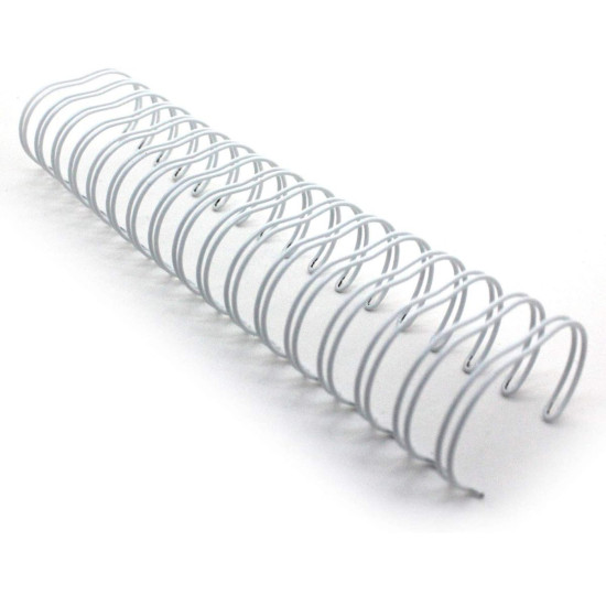 Wire-o para Encadernação 2x1 A4 Branco 1.1/4’’ (31,75mm) para 270 Folhas