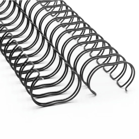Wire-o para Encadernação 2x1 BOBINA Preto 5/8’’ (15,9mm) para 120 Folhas – Com 12.000 Anéis 
