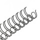 Wire-o para Encadernação 2x1 BOBINA Preto 5/8’’ (15,9mm) para 120 Folhas – Com 12.000 Anéis 