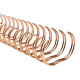 Wire-o para Encadernação 2x1 A4 Rose Gold 1.1/8’’ (28,6mm) para 250 Folhas 