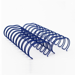Wire-o para Encadernação 2x1 A4 Azul 1’’ (25,4mm) para 200 Folhas