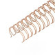 Wire-o para Encadernação 3x1 A4 Rose Gold 9/16’’ (14,3mm) para 110 Folhas
